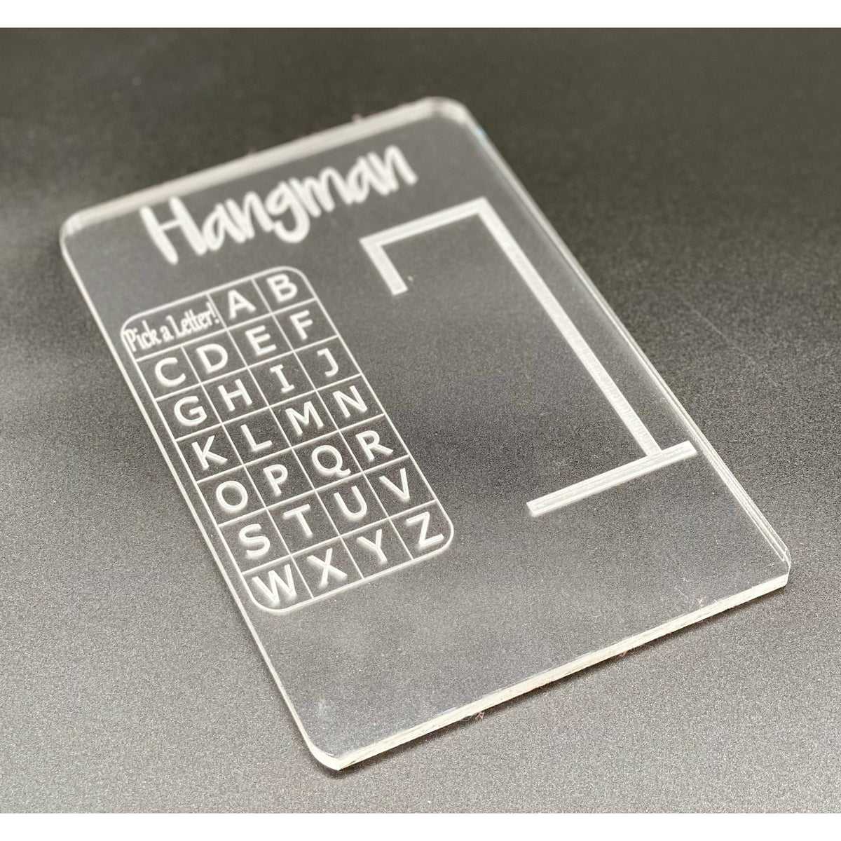 Hangman Game - Removable Dry Erase Vinyl Decal